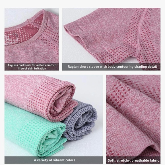 NWOT Fulbelle Dark Grey Workout Top, Size L - Picture 5 of 5